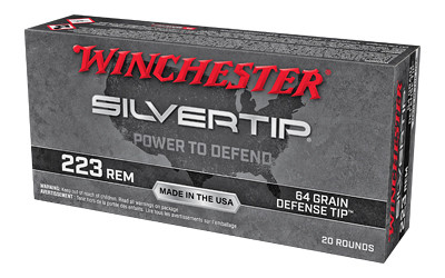 Winchester Ammunition .223 Rem 64gr Polymer Tip Silvertip 20 Round Box