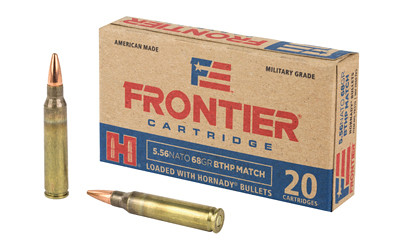 Frontier Cartridge 5.56 NATO 68gr BTHP 20 Round Box