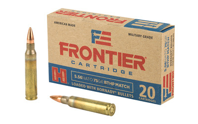 Frontier Cartridge 5.56 NATO 75gr BTHP 20 Round Box