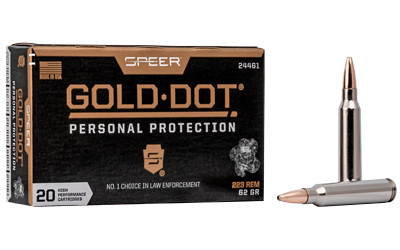 Speer Gold Dot Rifle Personal Protection .223 62gr SP 20 Round Box