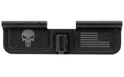 Spike's Tactical Ejection Port Door - Punisher and Flag Engraving