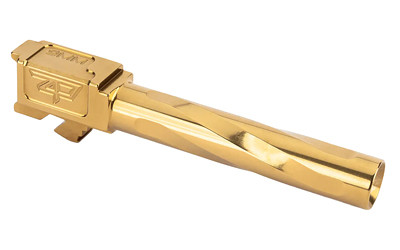 Zaffiri Precision Barrel for Glock 17 Gen5 Gold TiN