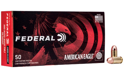 Federal American Eagle .380 Auto 95gr FMJ 50 Round Box