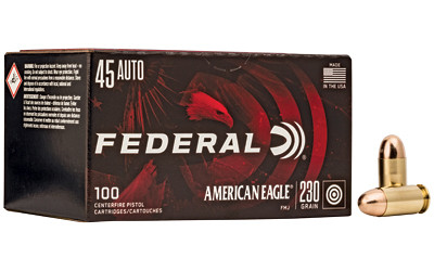 Federal American Eagle .45 ACP 230gr FMJ 100 Round Box