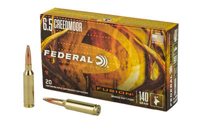 Federal Fusion Rifle 6.5 Creedmoor 140gr SP 20 Round Box