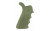 Hogue Beavertail Rubber Grip AR-15 with Grooves OD Green - 2