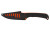 Hogue Extrak XL Fixed Blade 3.9" Orange Clip Point Blade Black G10 Frame - 3