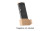 Hogue OverMolded Rubber Grip Extension Base Pad for Glock 26 G19 Mags FDE - 2