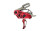 Rise Armament REV 535 Slide-and-Snap AR Trigger Red/Silver - 2
