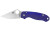 Spyderco Para 3 G10 Dark Blue Plainedge