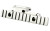 GG&G Ruger Mini-14 Scope Mount Silver - 2
