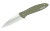 Kershaw Blur Olive Folding Knife Plain Edge