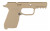 Wilson Combat Grip Module WCP320 X-Compact No Manual Safety Sig P320 Tan - 2