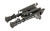Harris Engineering Bipod 6"-9" Swivels Notched Legs Black
