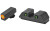 AmeriGlo Trooper Green Tritium w/Orange Outline Sights for Glock 17/19/22