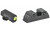 AmeriGlo Trooper Green Tritium w/LimeGreenLumi Sights for Glock 9/40 Gen5 - 2