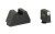 AmeriGlo Optic Compatible 3XL Height Green Tritium w/White Sights for Glock - 2