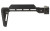Midwest Minimalistic Side Folding Stock Black - 2