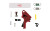 Apex Tactical Polymer Flat-Faced Forward Set Trigger Kit for M&P M2.0 Red