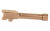 True Precision Threaded Barrel for Glock 43/43X Copper TiCN - 3