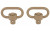 GrovTec Push Button Swivels 1.25" Loop FDE