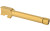 True Precision Threaded Barrel for Glock 17 Gen1-4 Gold TiN - 2