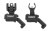 Troy Offset Battlesight Set HK Front and Round Rear Black