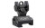 Troy Rear Folding Battlesight Round Black