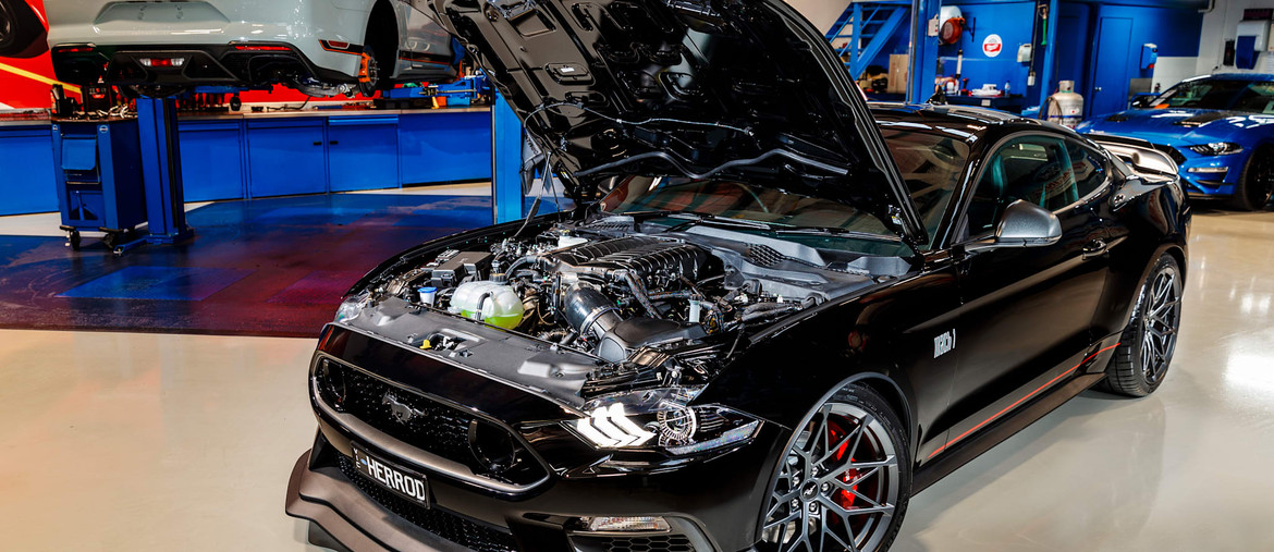 Herrod builds world's first supercharged Mach 1 Mustang Herrod builds world's first supercharged Mach 1 Mustang