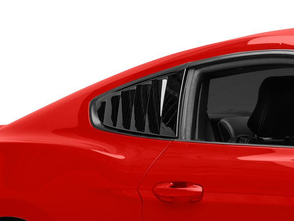 2015-2023 MP CONCEPTS MUSTANG QUARTER WINDOW LOUVERS – GLOSS BLACK