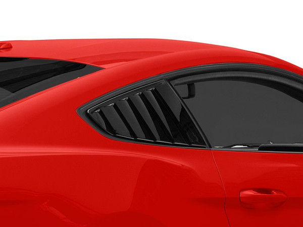 2015-2023 MP CONCEPTS MUSTANG QUARTER WINDOW LOUVERS – GLOSS BLACK