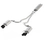 2018-2023 MUSTANG GT 5.0L CAT BACK 3" EXHAUST SYSTEM - BLACK CHROME TIPS