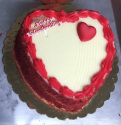 Celebrating Love with Veniero's Heart-Shaped Red Velvet Cake 