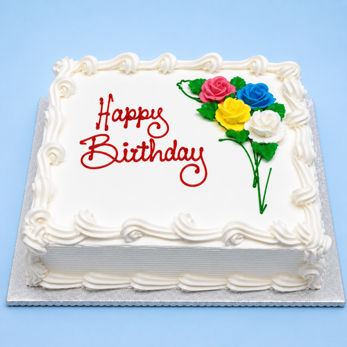 14" SQUARE CUSTOM CAKE
