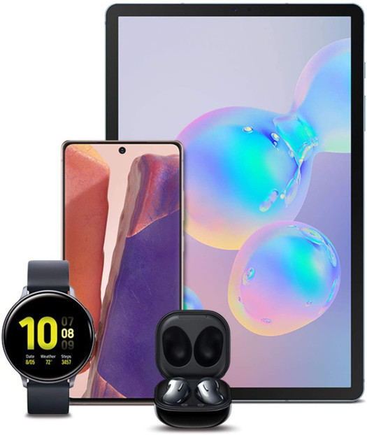 Galaxy Note 20 5G Factory Unlocked Android Cell Phone US Version 128GB with Buds Live and Watch Active2 and Tab S6 10.5",  128GB