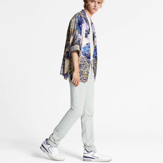 Perforated Slim Jeans