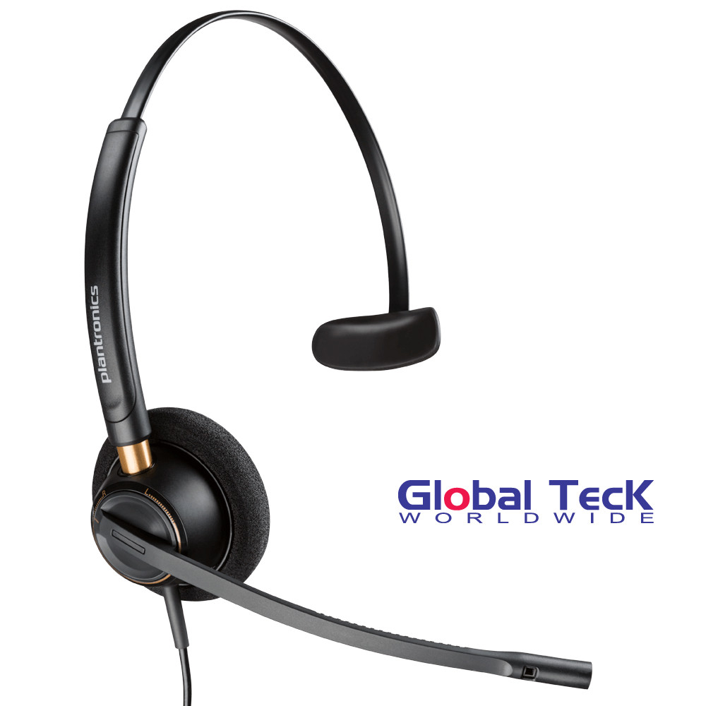 Plantronics Encore Pro HW510 Corded Mono Headset For Nortel,