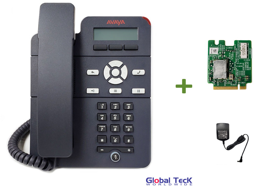Avaya IP Phone J129 Bundle with Power Supply and Wireless Module