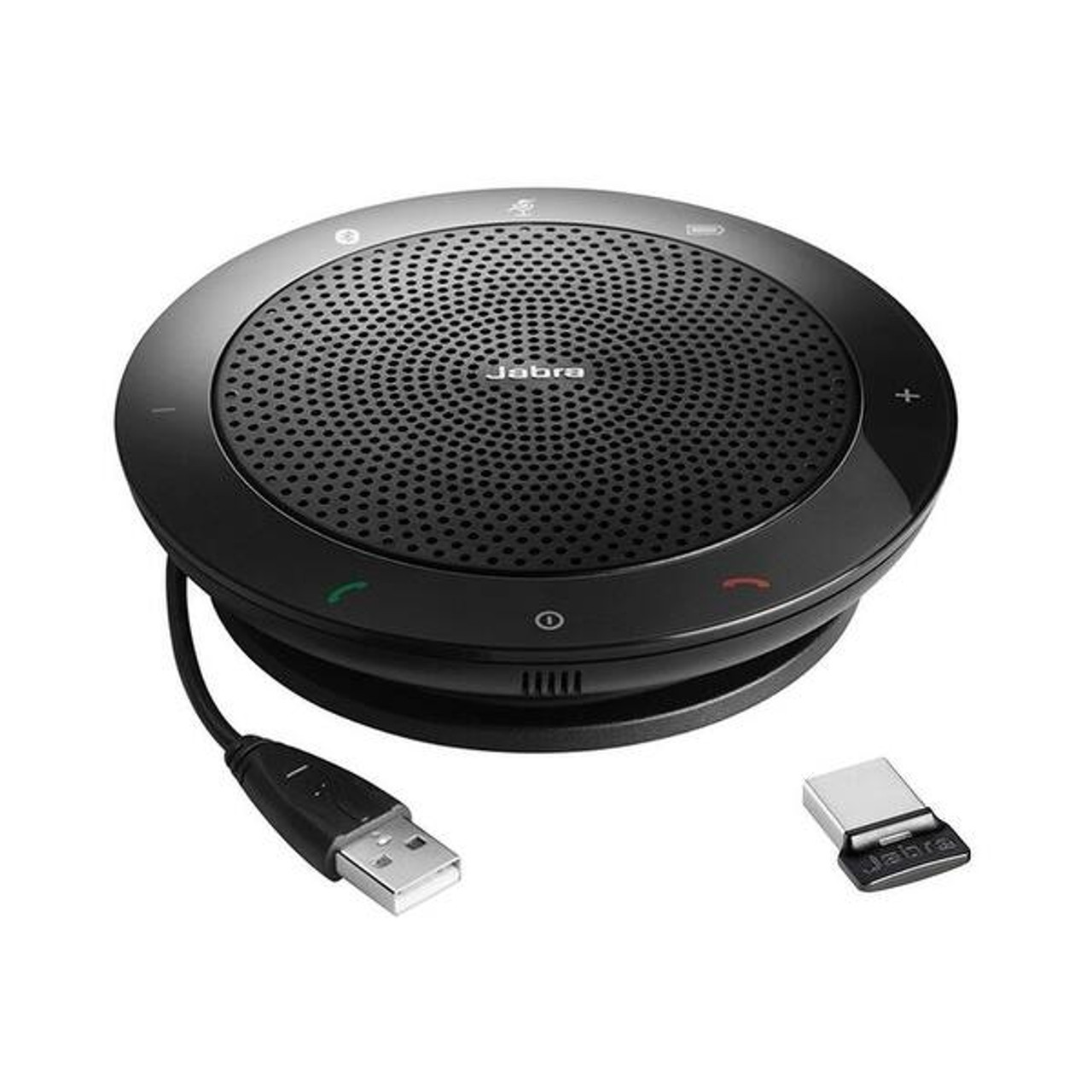 Jabra SPEAK 510+ UC Bluetooth Speakerphone w/Dongle - Zoom, Distance  Learning, Webinars, 7510-409