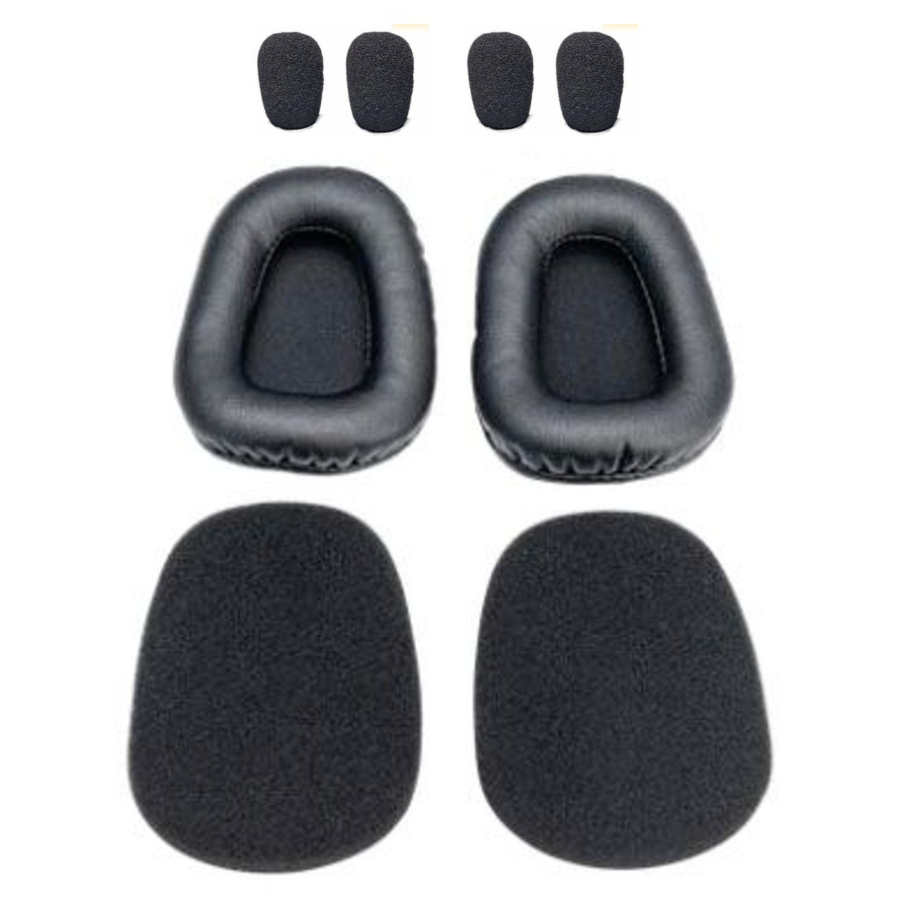 Blue Parrot B550 XT Bluetooth Headset Cushion Accessory Kit Leather  Cushions, Foam Earpads, Microphone Windscreens #GTW 204173