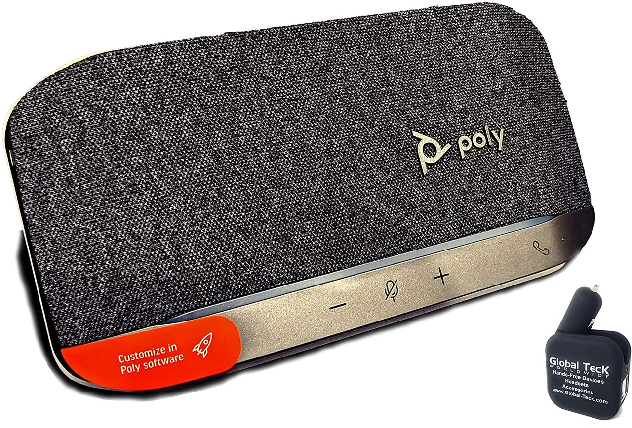 Poly SYNC 20 Speakerphone USB-C, Bonus Charger for Streaming Voice/Video,  Distance Learning, Remote Work, School,Conferencing Apps Zoom, Webex,  Meet, Teams