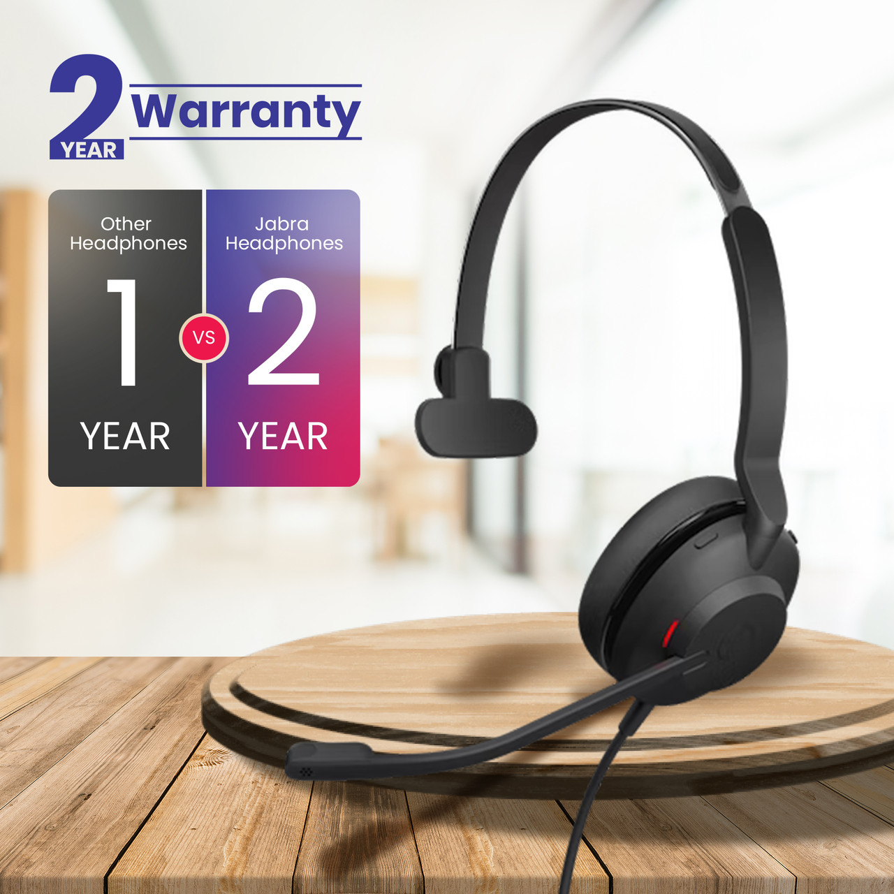 Jabra Evolve2 30 USB-A, UC Mono Headset (23089-889-979)