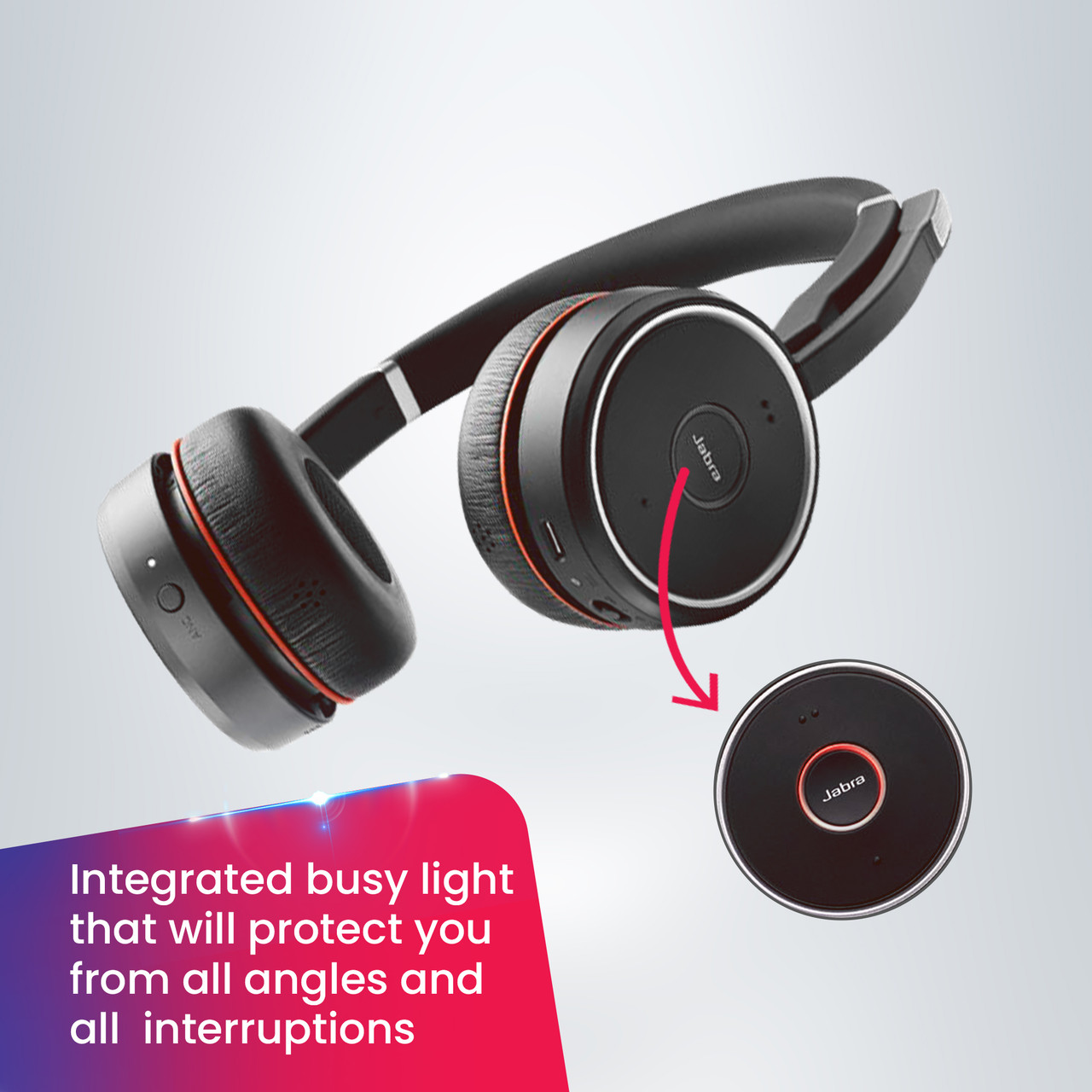 Jabra Evolve 75 SE Bluetooth MS Headset with Noise