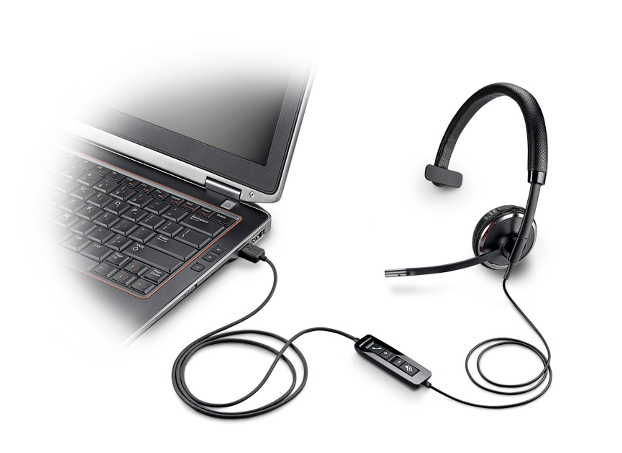 PC周辺機器 PLANTRONICS BLACKWIRE C310-M BLACKWIRE C310-M Poly Blackwire C310 Single Speaker USB Headset
