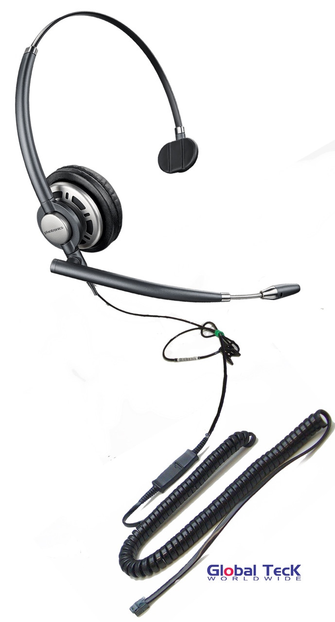 Plantronics EncorePro HW291N Headset Wired Noise Cancelling QD Monaural 78712-01 