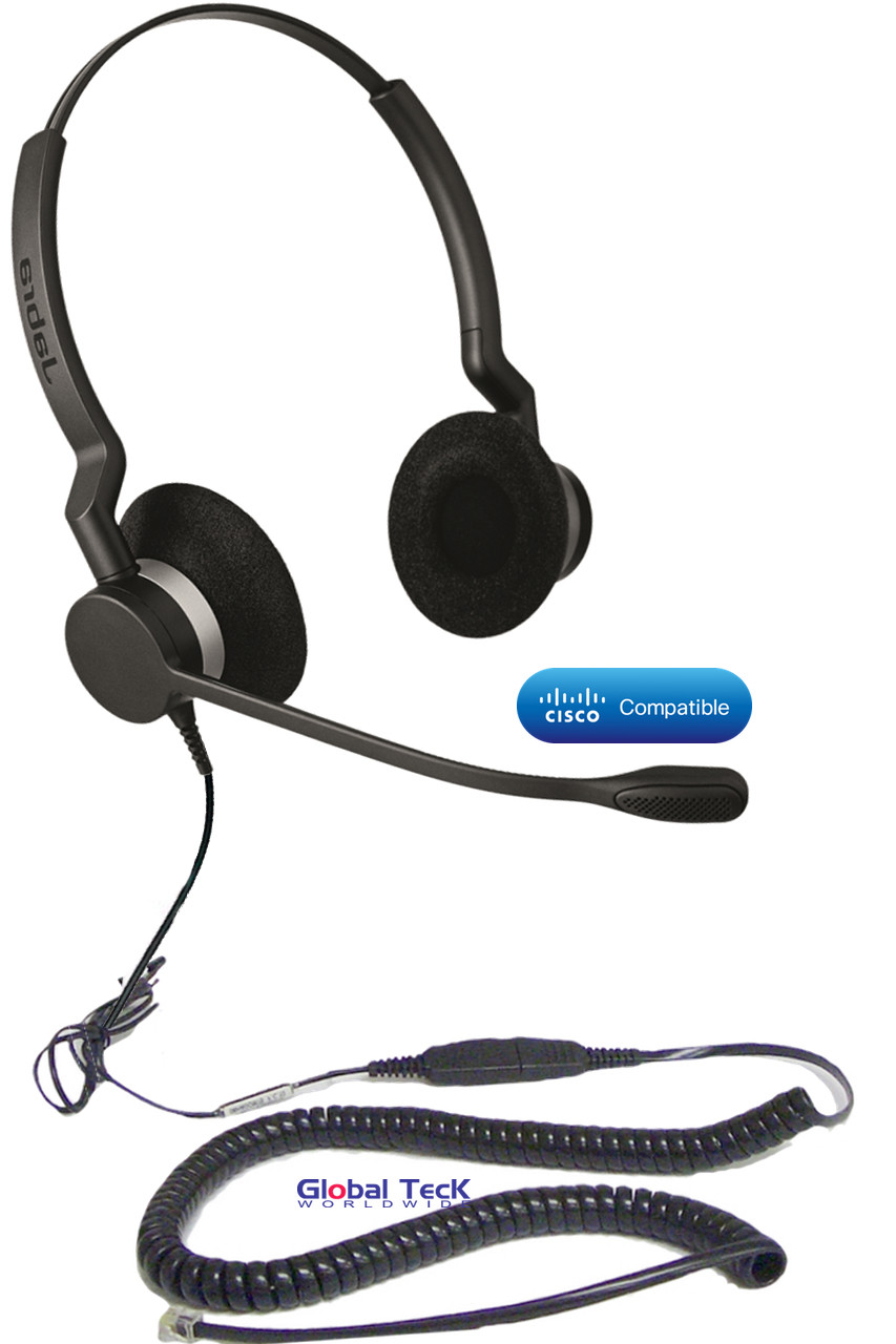 Cisco Compatible Jabra Pro 920 Cordless Headset Bundle with Lifter - Cisco  Phones: 6945, 7841, 7861, 7962g, 7965g, 7975g, 8811, 8841, 8845, 8851