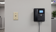 Does the Yealink T46 Wall Mount Fit a Standard Phone Wall Jack?
