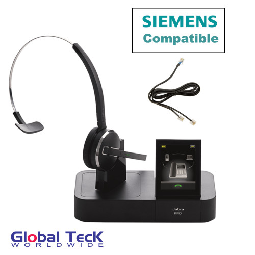 Unify - Siemens Phone Compatible Jabra PRO 9470 Bundle with EHS Remote Answering Adapter
