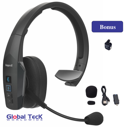 BlueParrott B450-XT Bluetooth Headset - Water, Dust proof - IP54 Rated - Priority Tech Support Plan and Wall Charger Included | NFC enabled #204270