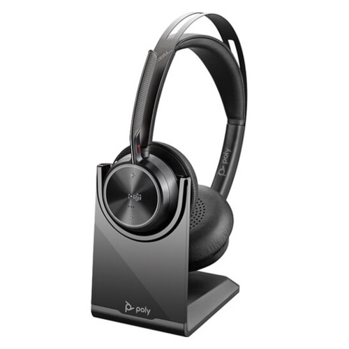 Poly Voyager Focus 2 UC, Stereo Bluetooth Headset with Charge